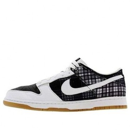 Nike Dunk Low Plaid White Black (W) 308608-101