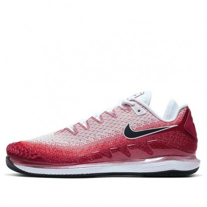 Nike Court Air Zoom Vapor X Knit HC 'Crimson Gym Red' Laser Crimson/Gym Red/White/Gridiron AR0496-600