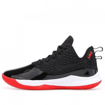 Nike LeBron Witness 3 Premium 'Black Red' Black/Black/White/Varsity Red BQ9819-001