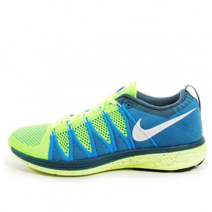 Nike Flyknit Lunar2 Volt Blue Glow 620465-714