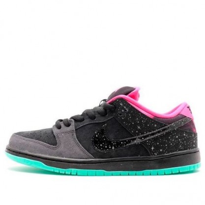 Nike Premier x Dunk Low Premium SB Skateboard AE QS 'Northern Lights' Anthracite/Black-Pink Force-Crystal Mint 724183-063