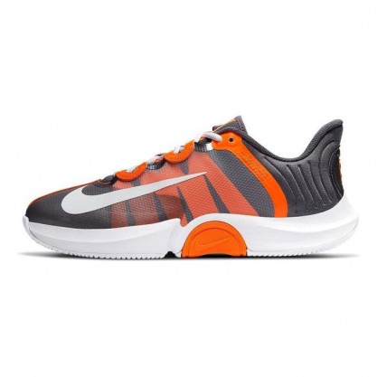 Nike Court Air Zoom GP Turbo 'Metallic Dark Grey Orange' Metallic Dark Grey/Total Orange/White CK7513-001