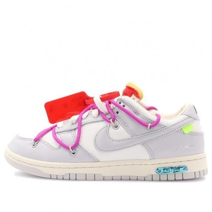 Nike OFF-WHITE x Dunk Low The 50 NO.45 Off-White Lot 45 DM1602-101