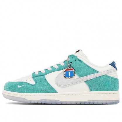 Nike Kasina x Dunk Low 'Road Sign' Sail/White/Neptune Green/Industrial Blue CZ6501-101
