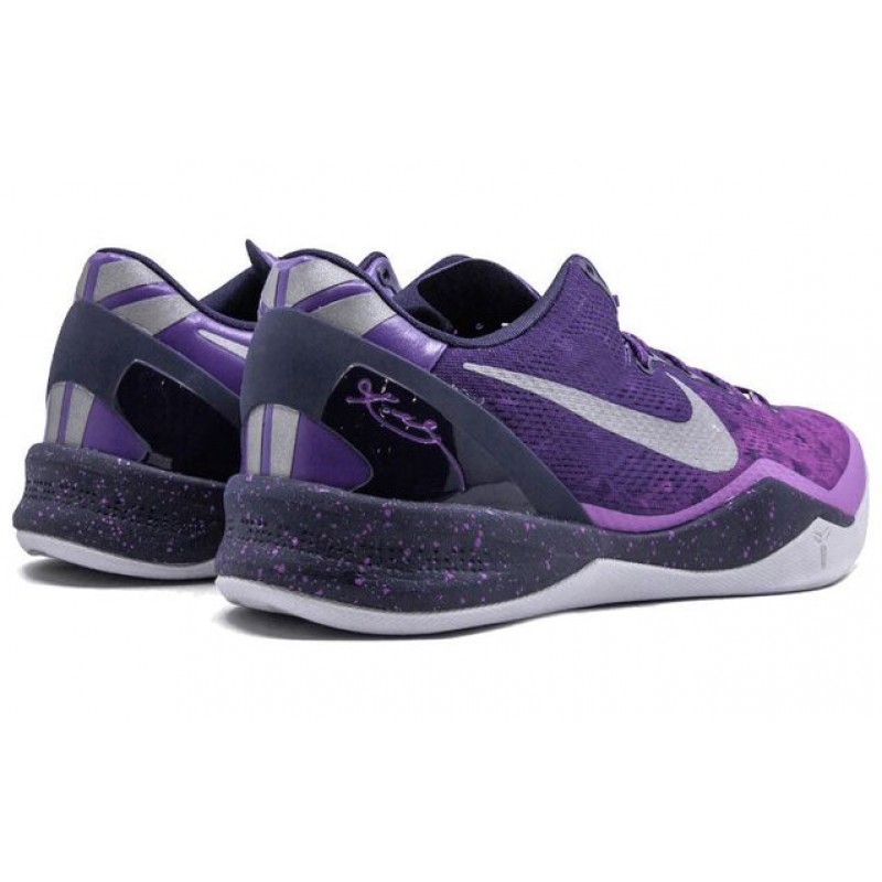 Nike Kobe 8 System Playoff Court Purple/Pure Platinum-Blackened Blue 555035-500