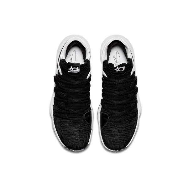 Nike Zoom KD 10 EP Marbled Sole - Black White 897816-008