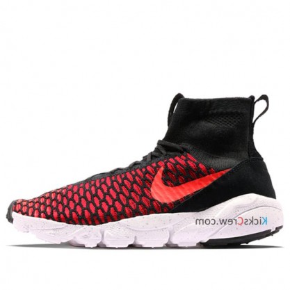 Nike Air Footscape Magista Flyknit Black Bright Crimson 816560-002