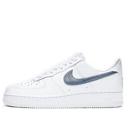 Nike Air Force 1 Low 'Blue Snakeskin' White/Thunderstorm Blue CW7567-100