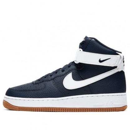 Nike Air Force 1 High 'Obsidian' Obsidian/Red Orbit/White/White AT7653-400