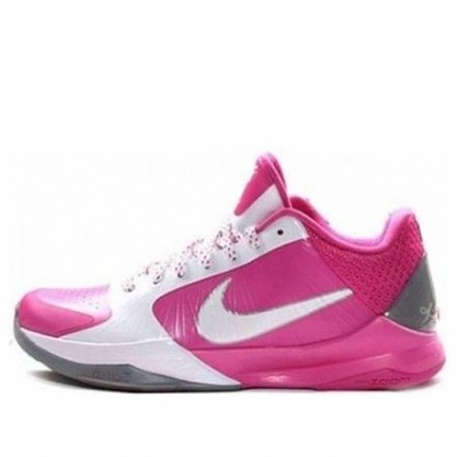 Nike Zoom Kobe 5 TB Yow Think Pink Pinkfire Ii/White-Metallic Silver 407710-612