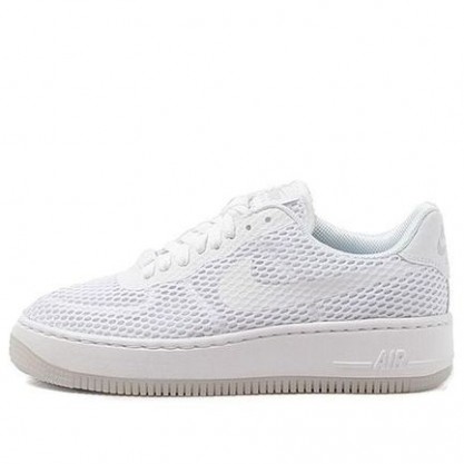 Womens Air Force 1 Low Upstep BR White/White 833123-100