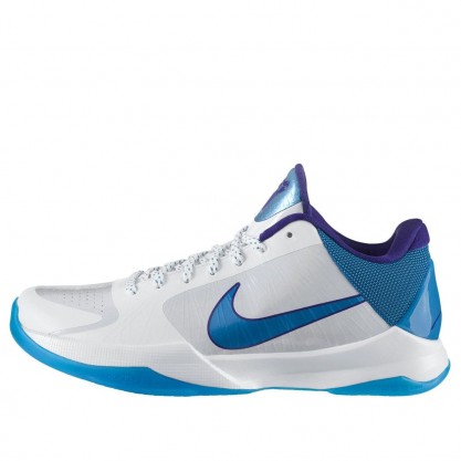 Nike Zoom Kobe 5 'Draft Day' White/Orn Blue-Vrsty Prpl-Blk 386429-100